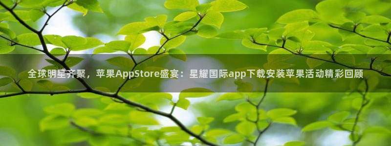 壹号app下载苹果：全球明星齐聚，苹果AppStore盛宴：星耀国际app下载安装苹果活动精彩回顾